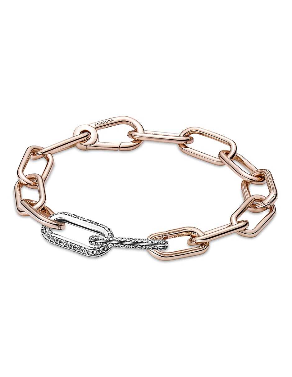 Dije rectangular de plata P 925 zirconia cúbica 4
