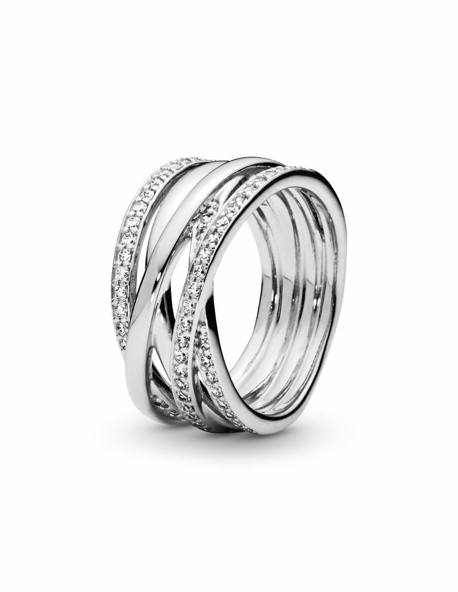 Anillo Timeless P 925 de plata zirconia cúbica brillante