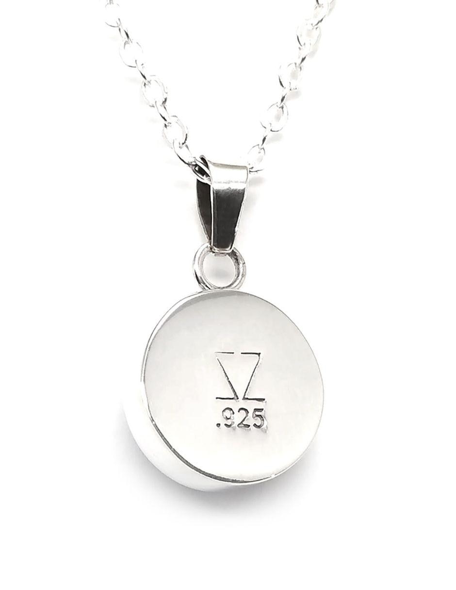 Set aretes y collar de plata P 925 cristal 5