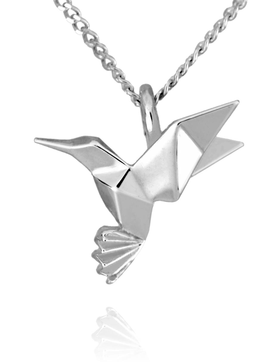 Dije de colibrí de plata P 925