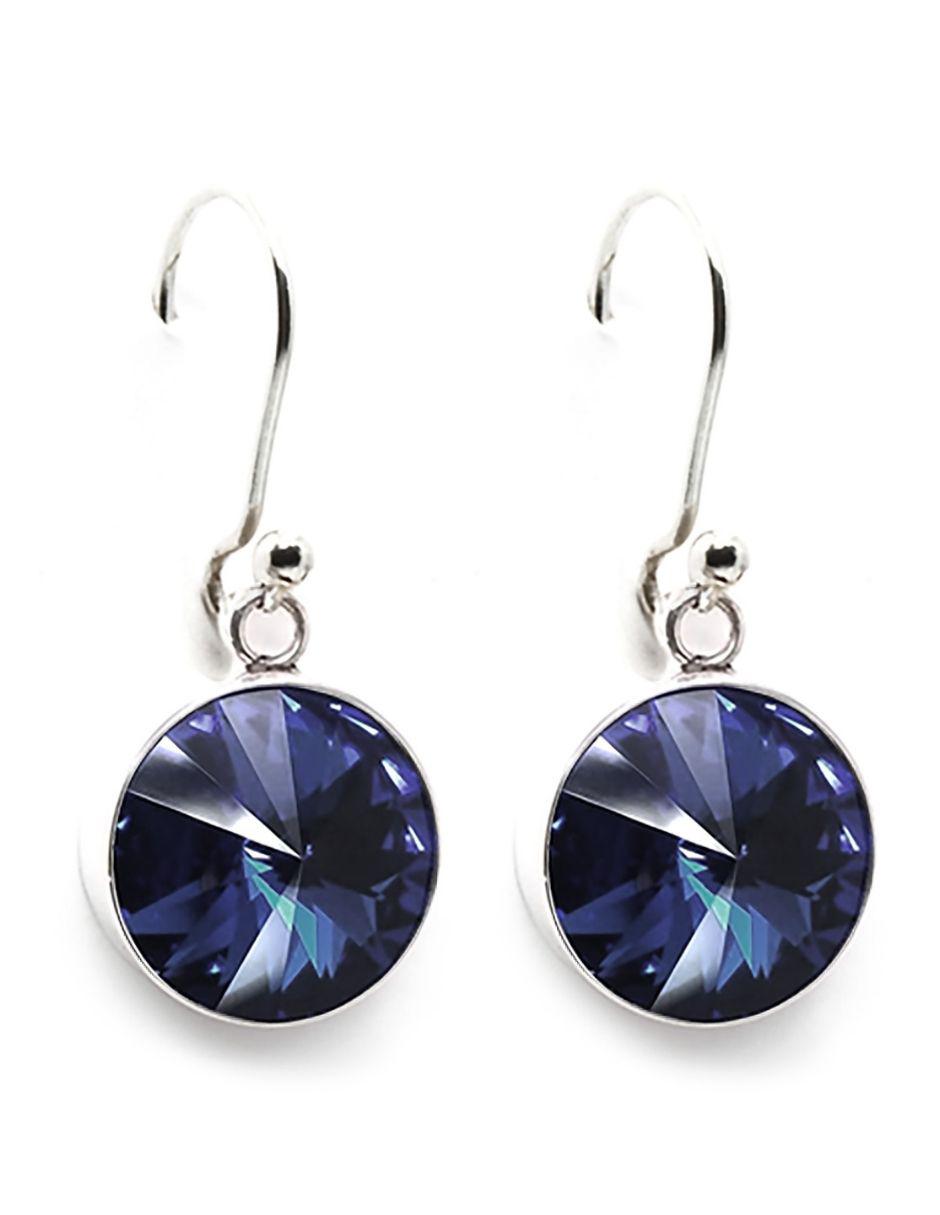 Set aretes y collar de plata P 925 cristal 3