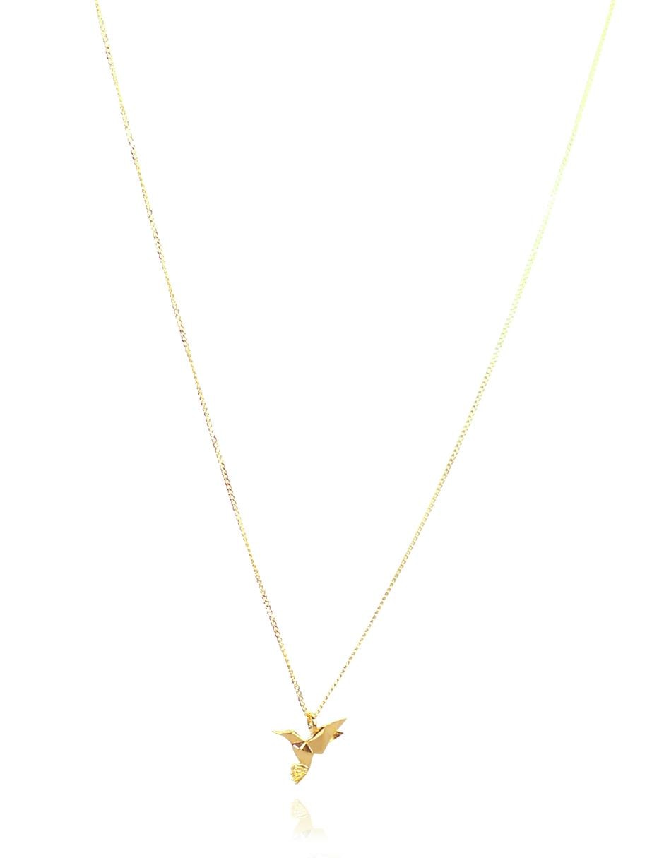 Dije de colibrí de plata 2