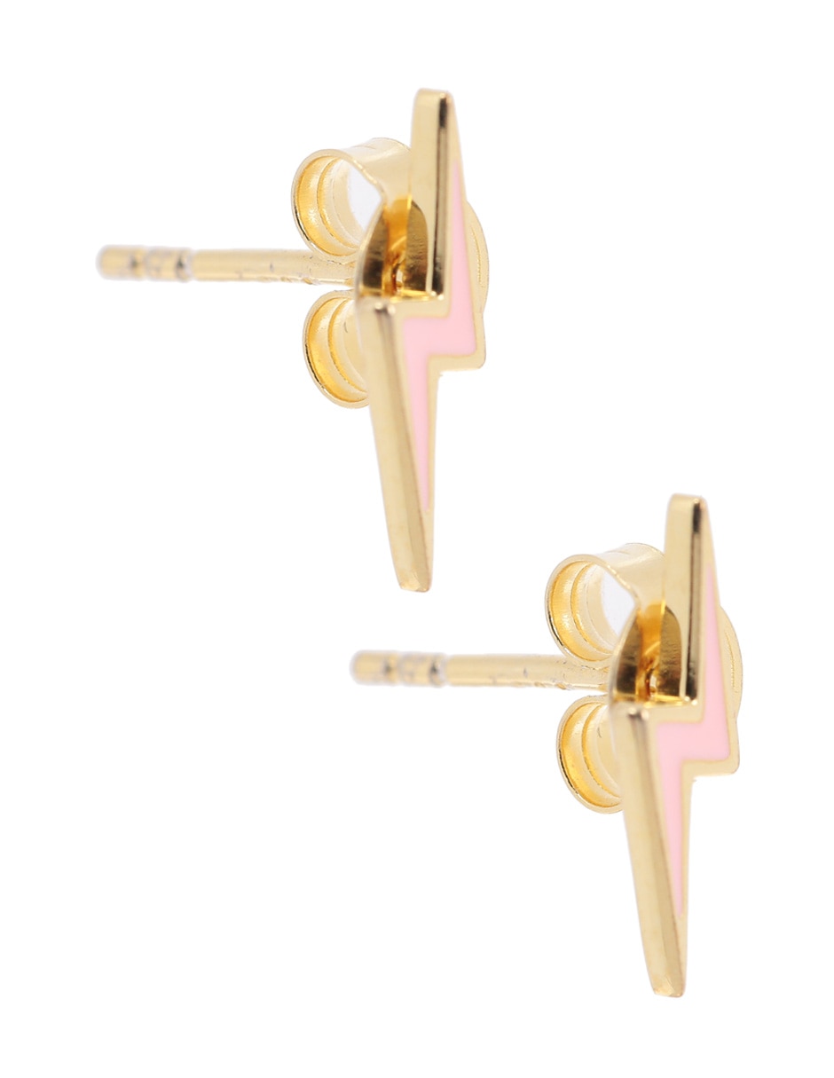 ARETES ADINAS JE, UNITALLA, ROSA CLARO