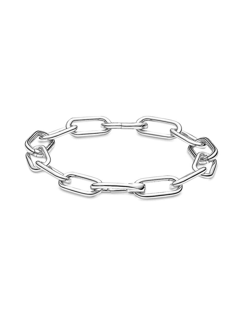 Brazalete de plata con acabado pulido 2