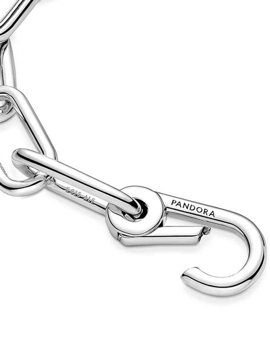 Brazalete de plata con acabado pulido 4