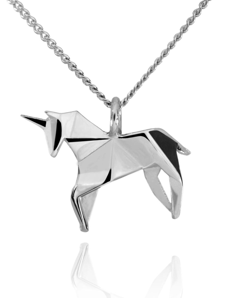 Dije de unicornio de plata P 925