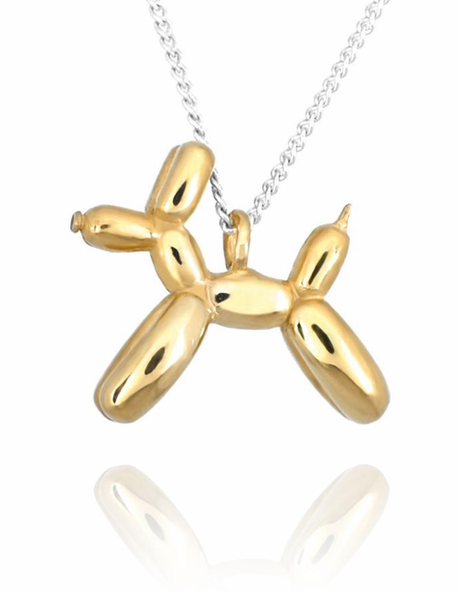 Dije de perro de plata