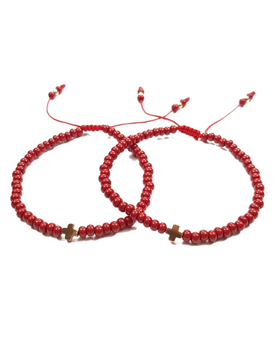 Set pulsera con acabado liso