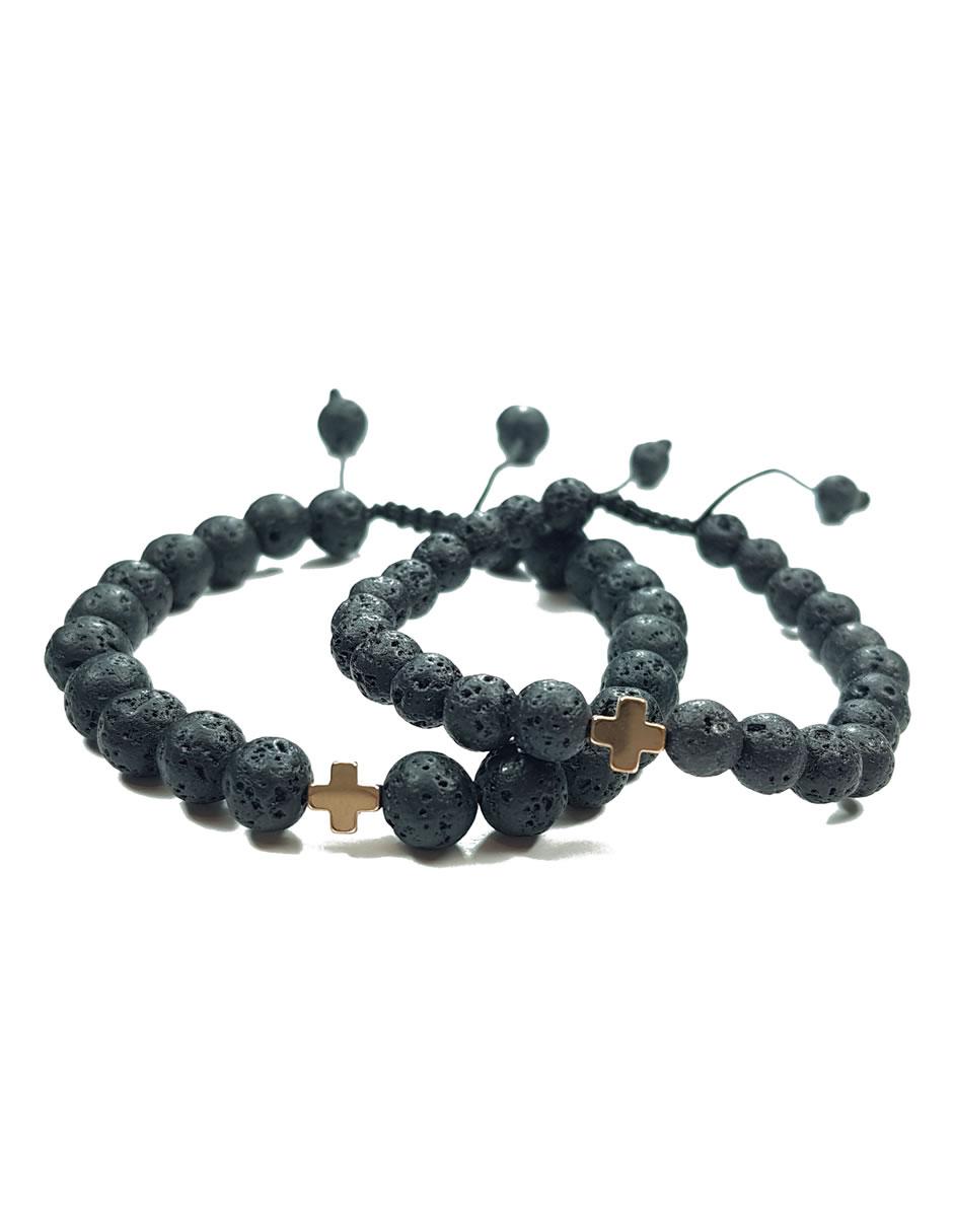 Set pulsera con acabado mate