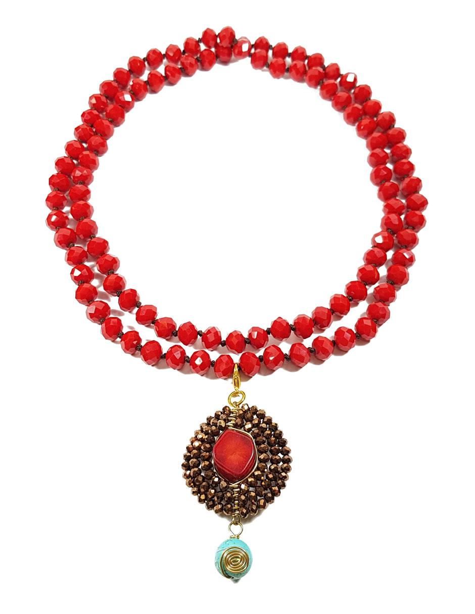 Collar de oro laminado