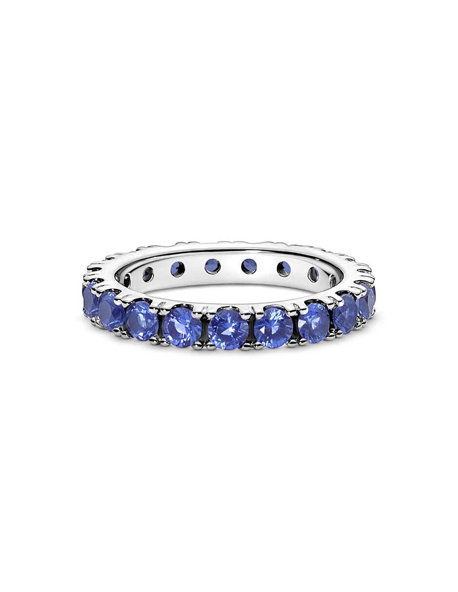 Anillo de flor Timeless P 925 de plata cristal pavé 2