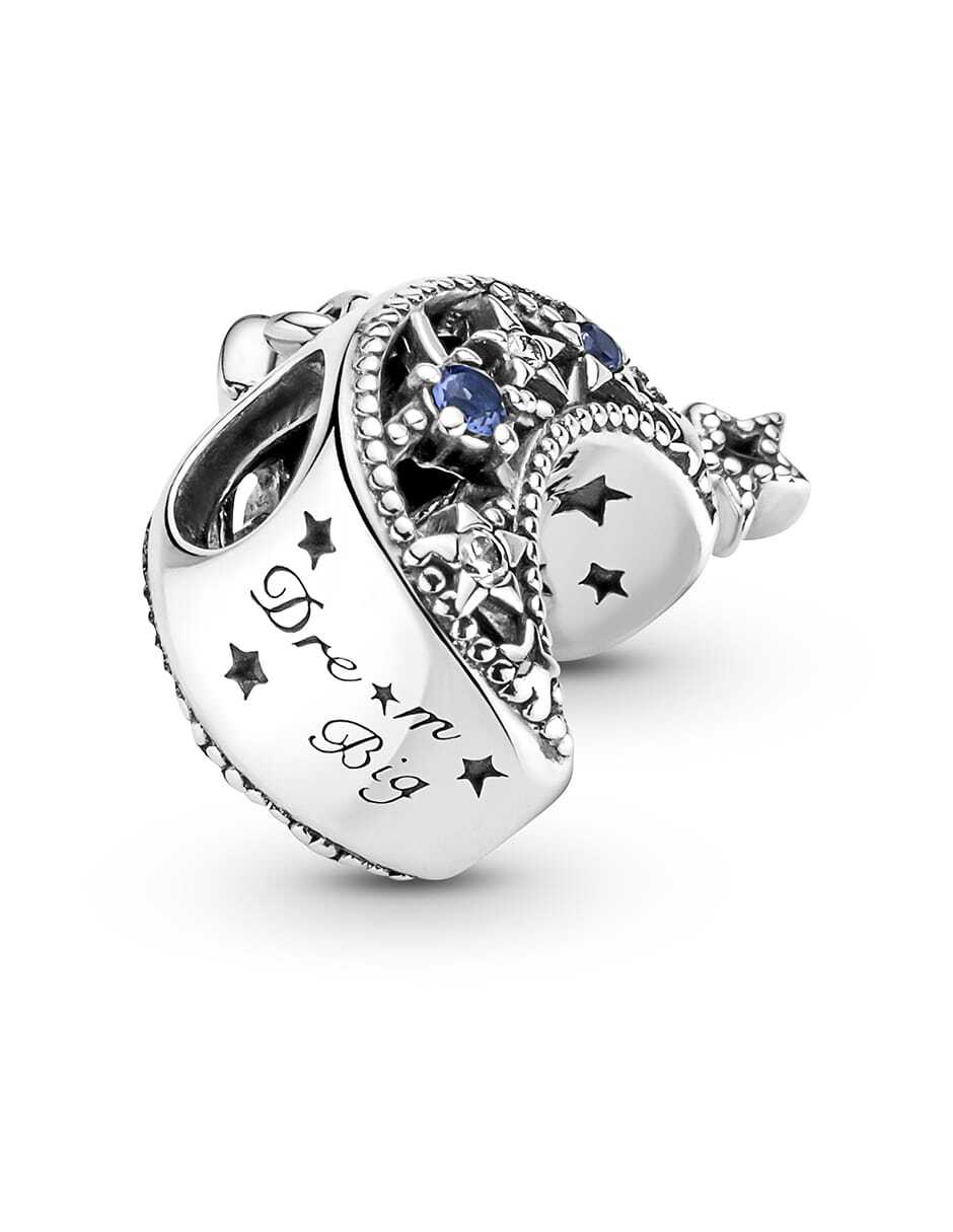 Charm de luna de plata P 925 zirconia cúbica 4