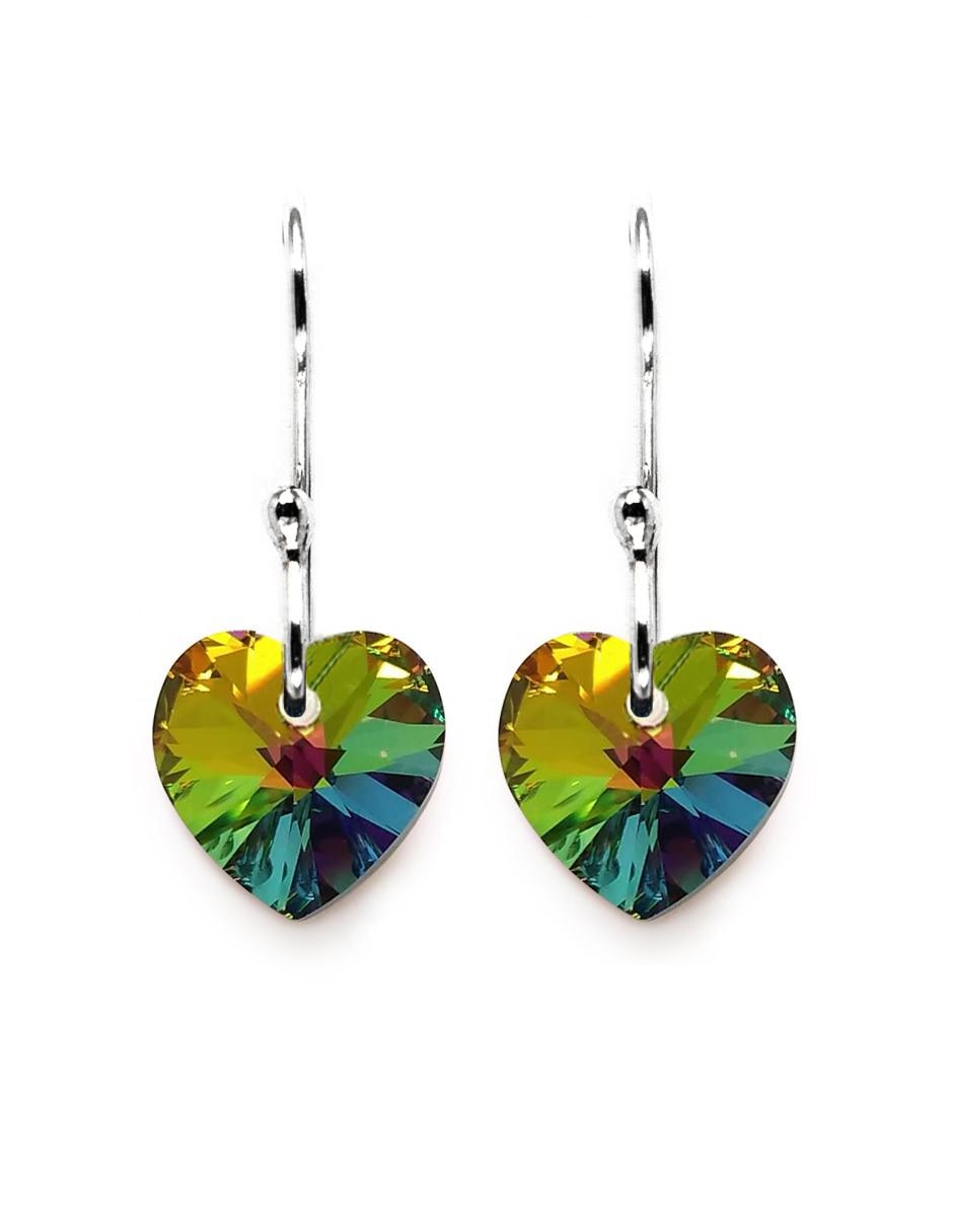 Aretes de plata con acabado brillante 2