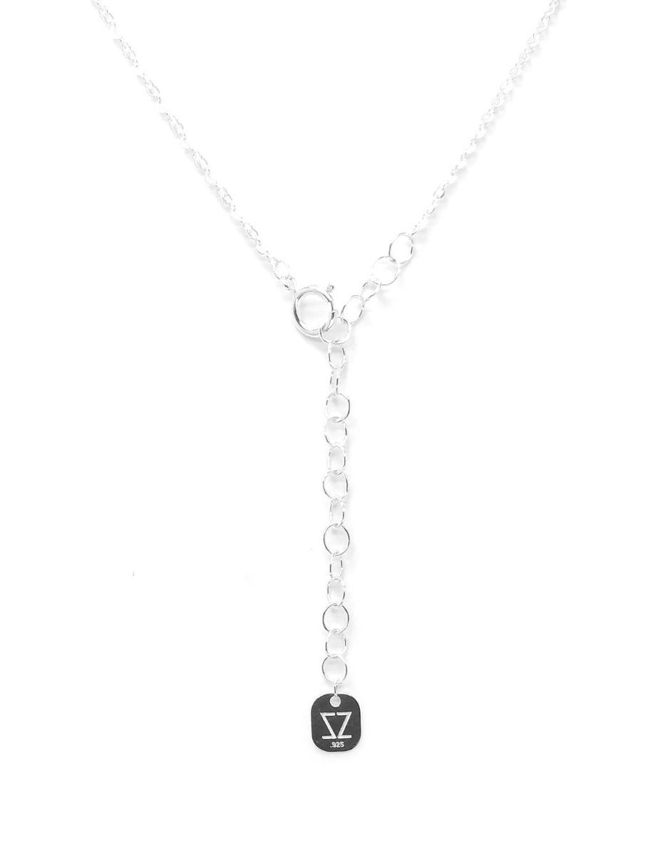 Set aretes y collar de plata P 925 6