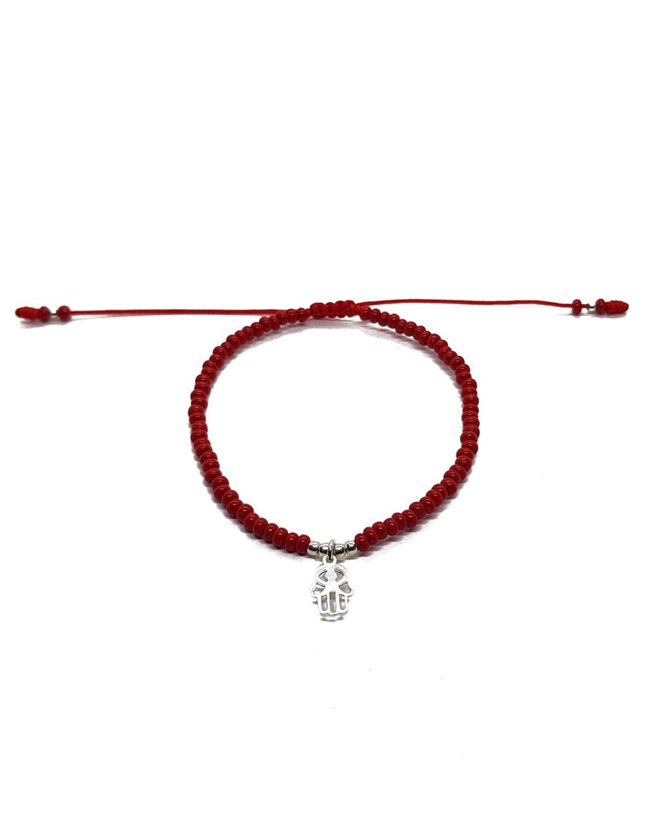 Pulsera de plata con acabado pulido