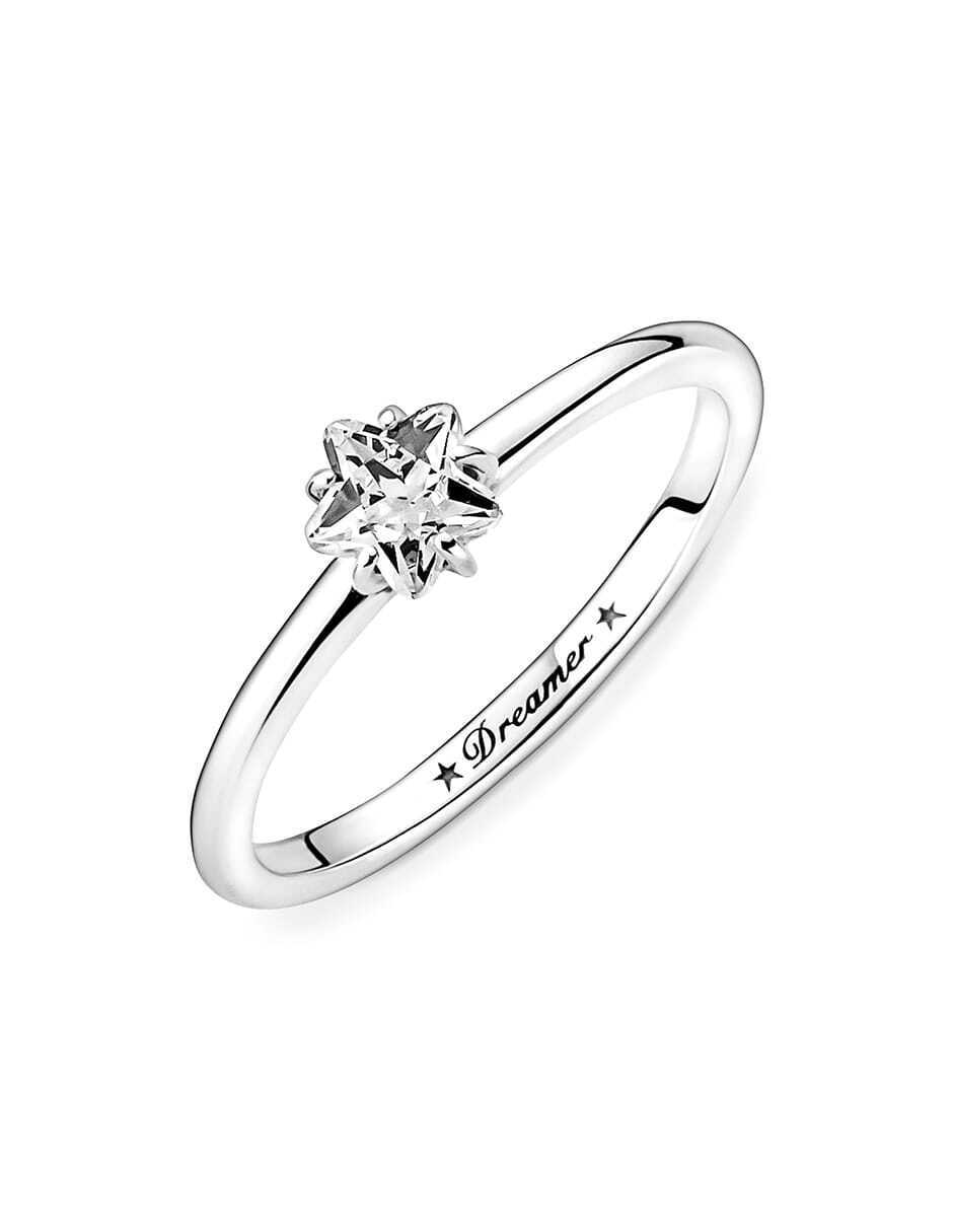 Anillo de estrella Moments P 925 de plata zirconia cúbica pulido 4