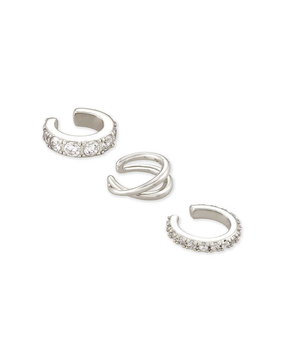 Aretes Livy con acabado brillante zirconia Aretes Livy con acabado brillante zirconia