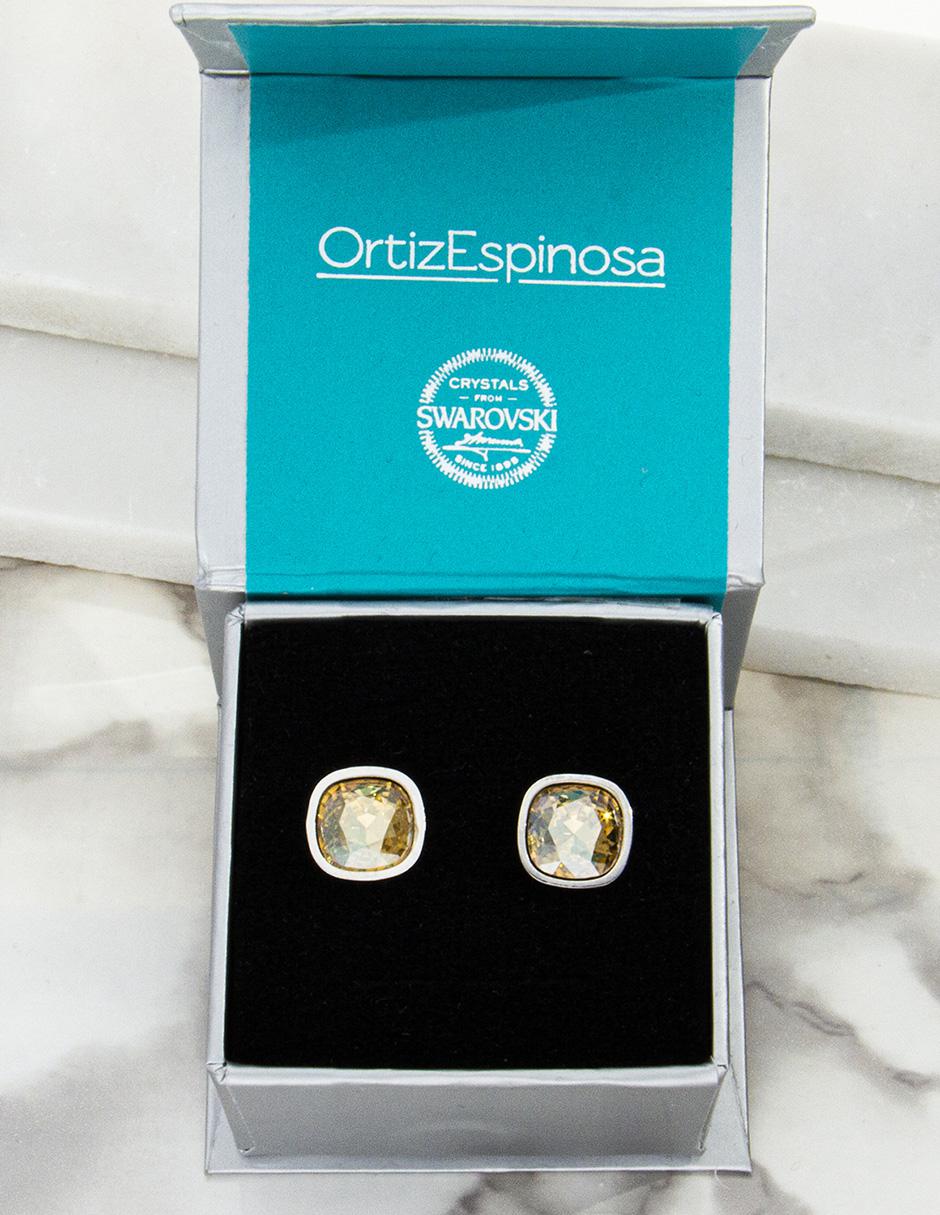 Broqueles con acabado brillante cristal 4