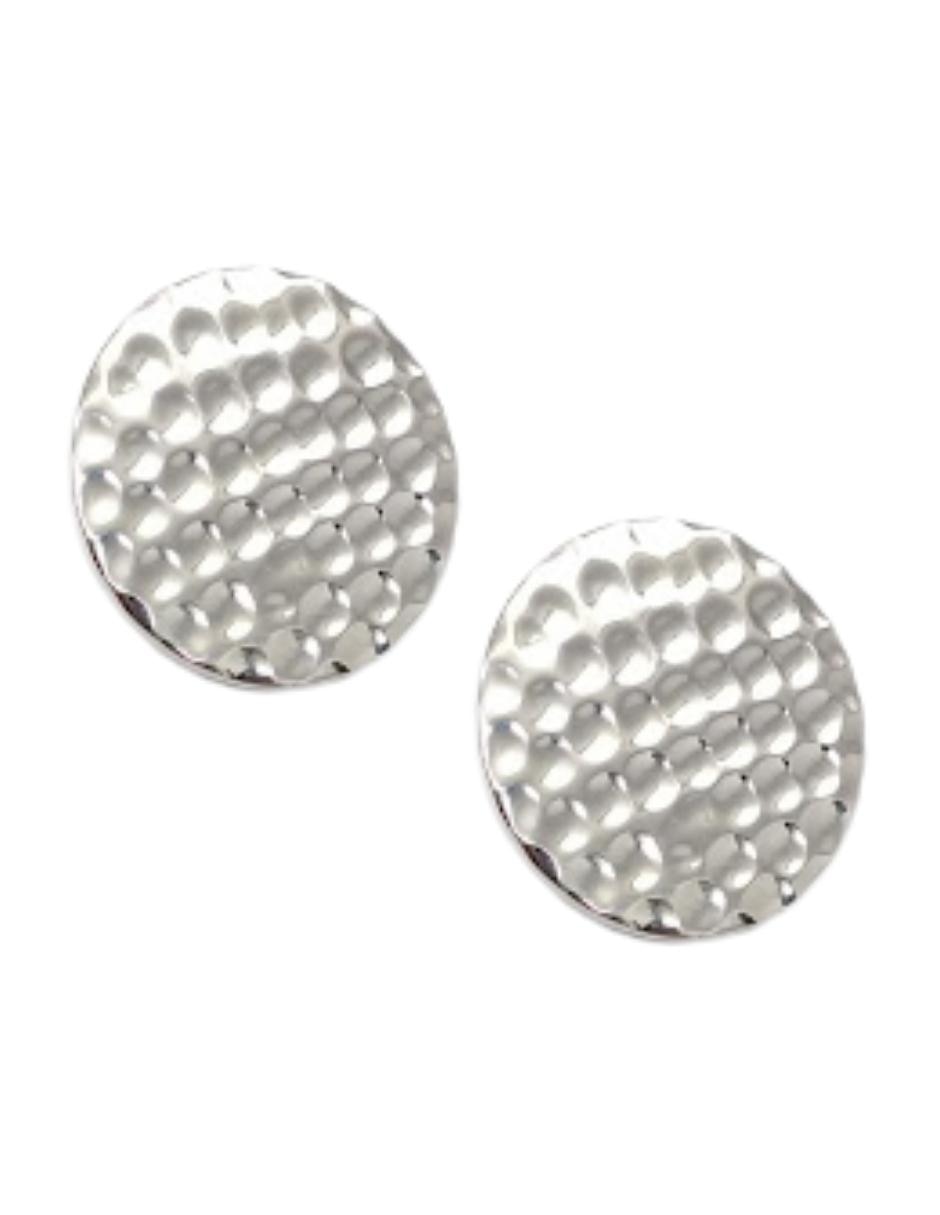 Broqueles de plata con acabado brillante 2