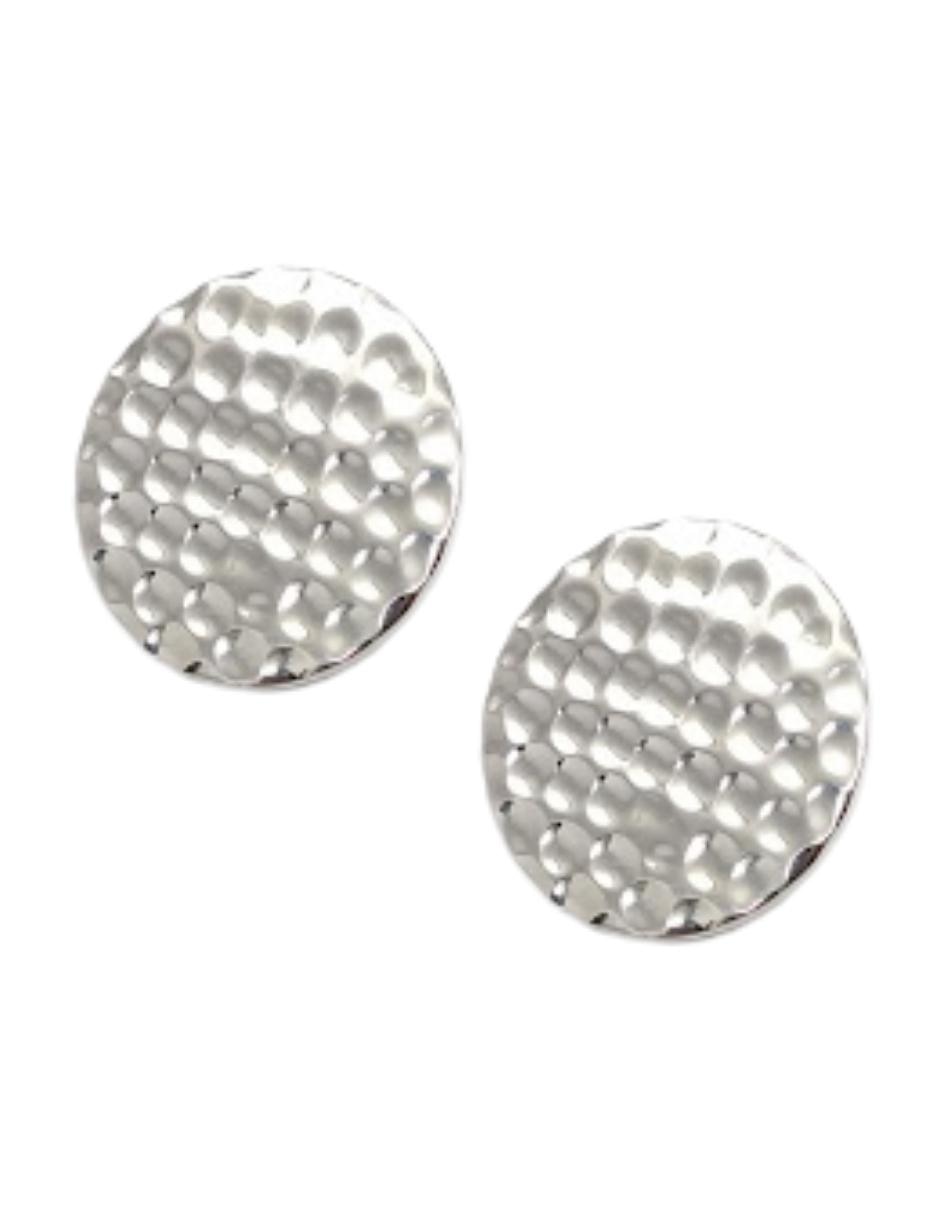 Broqueles de plata con acabado brillante 3