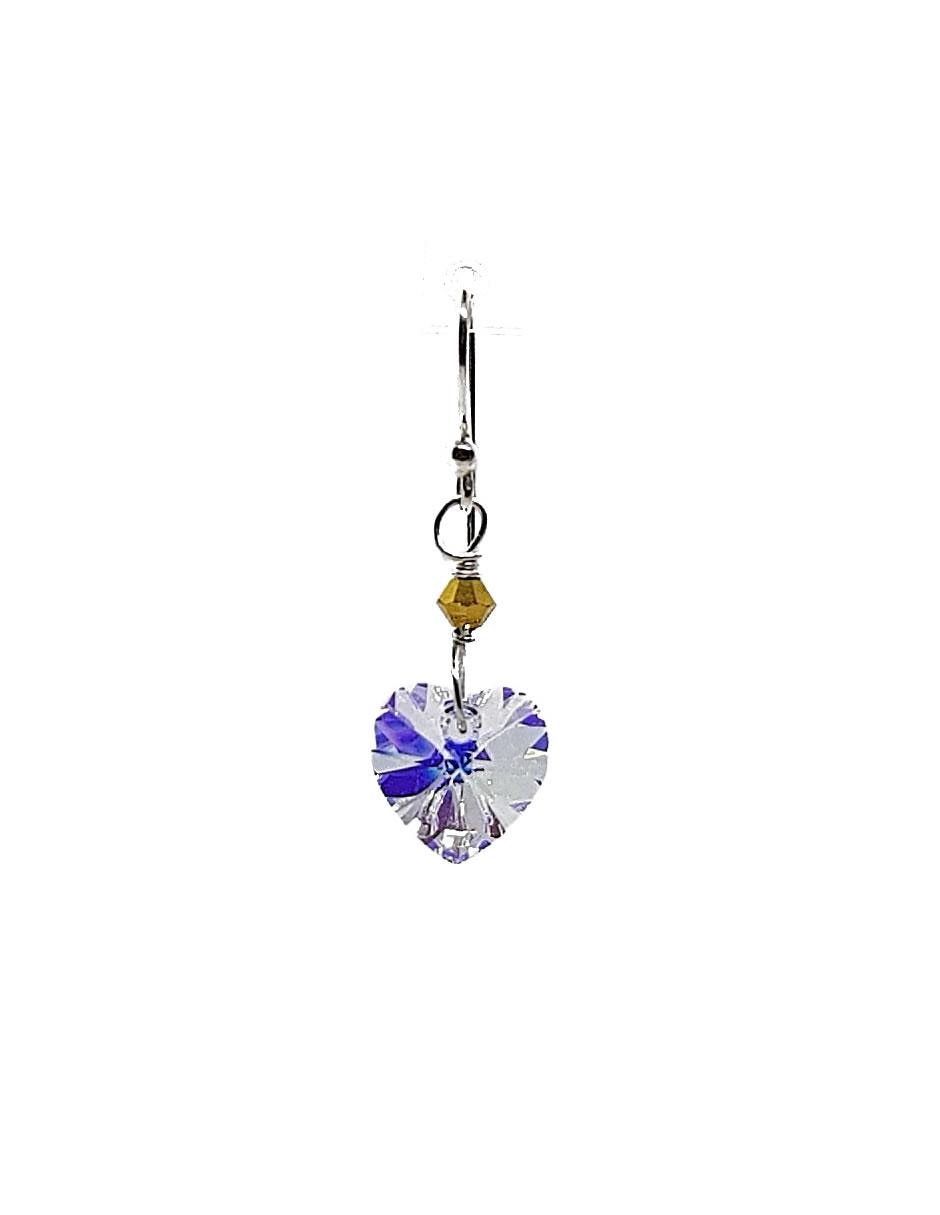 Aretes con acabado brillante swarovski 2