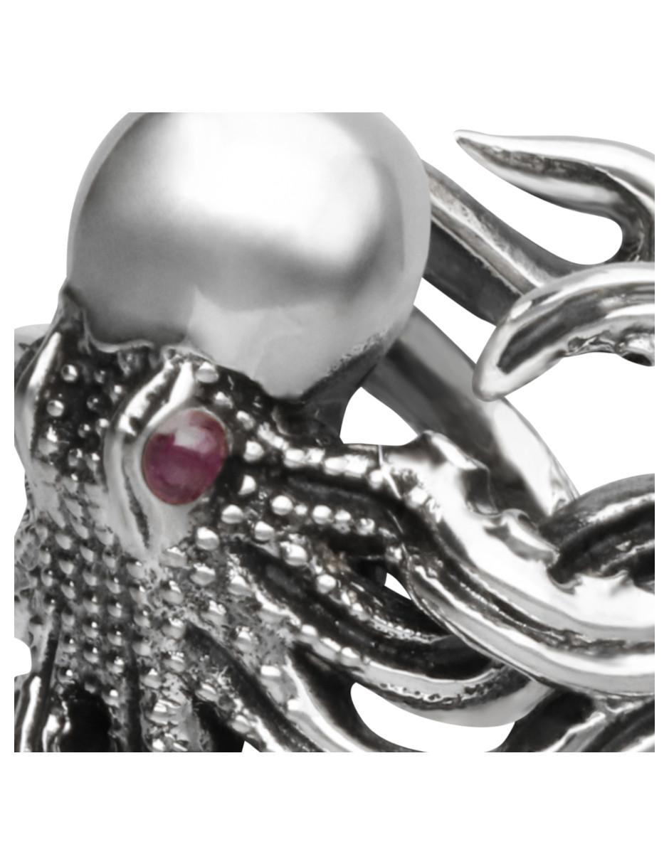 Anillo rubí brillante