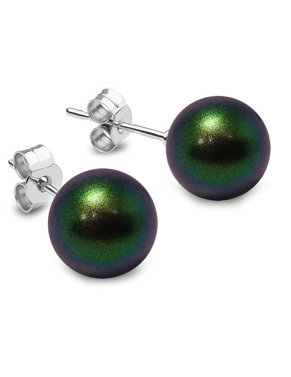 Broqueles con acabado brillante cristal