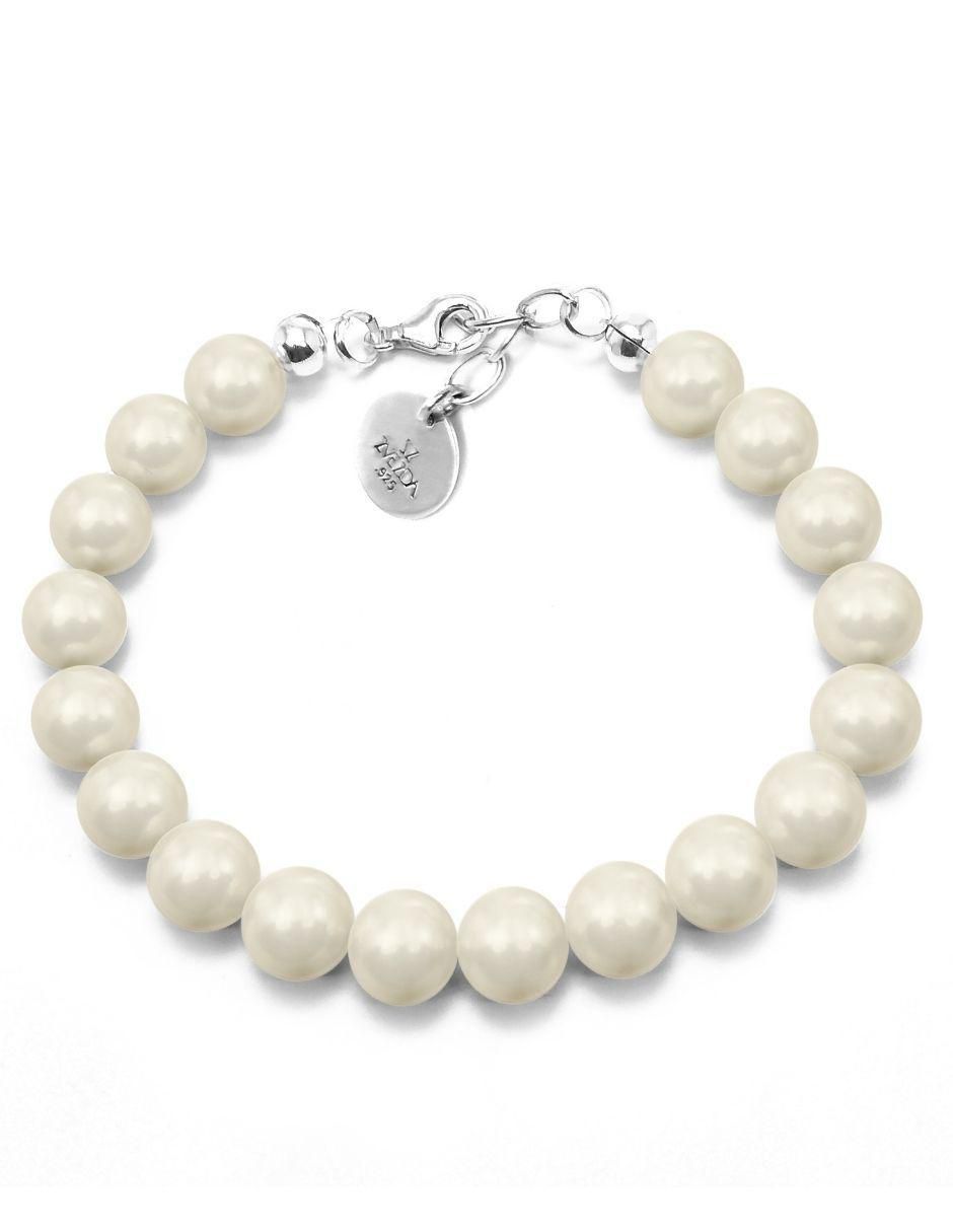Pulsera de plata con perla