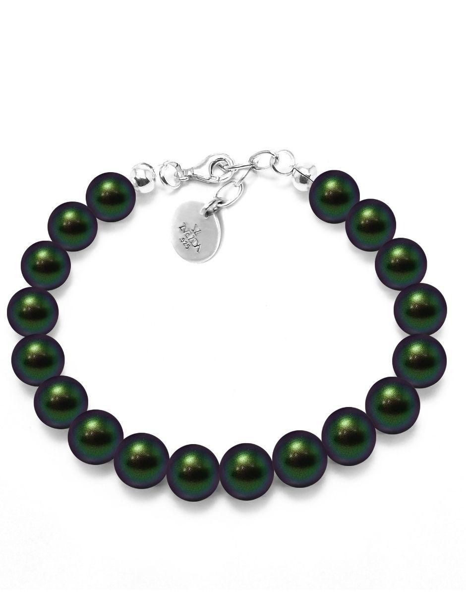 Pulsera de plata con perla