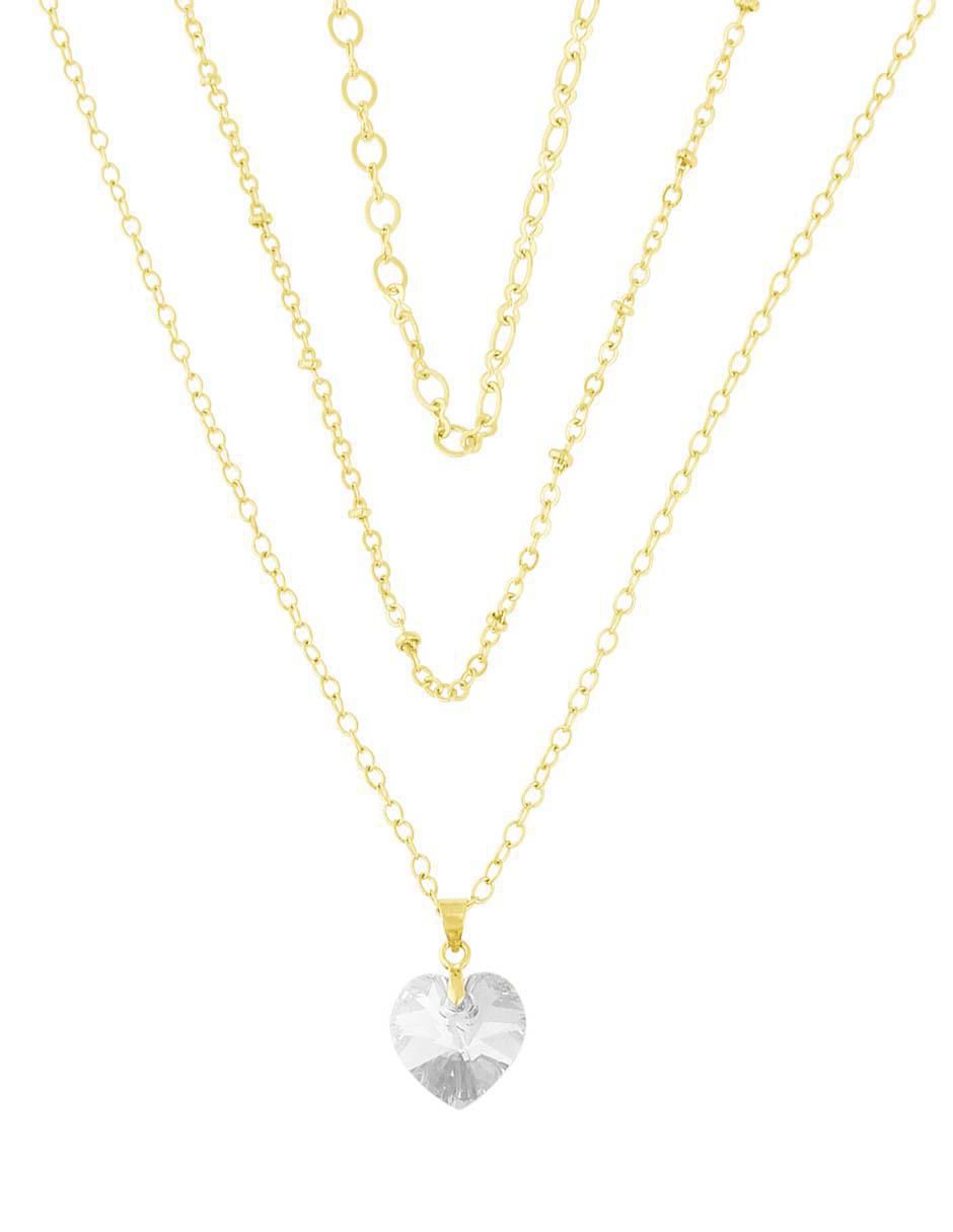 Dije de corazón cristal