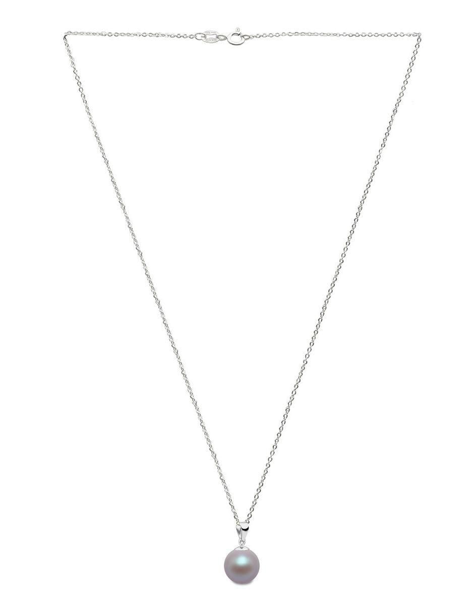 Aretes y collar con acabado plata P 925 4