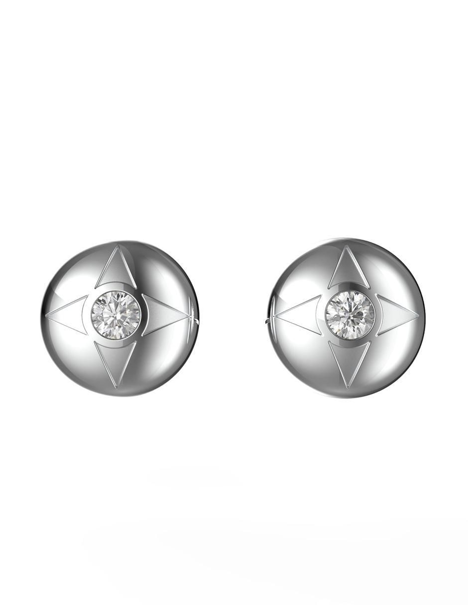 Broqueles con acabado brillante cristal