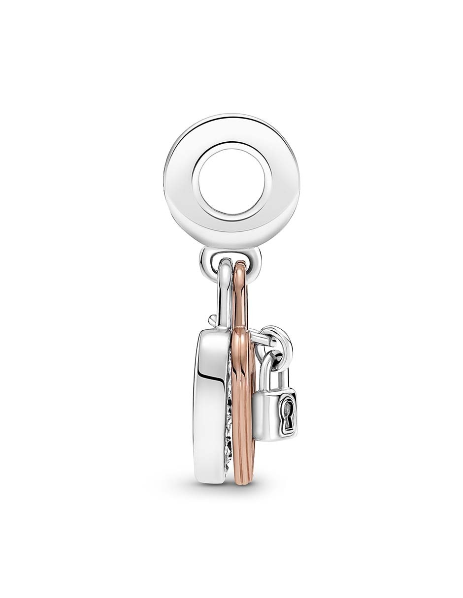 Charm de corazón moments de plata P 925 zirconia cúbica 5