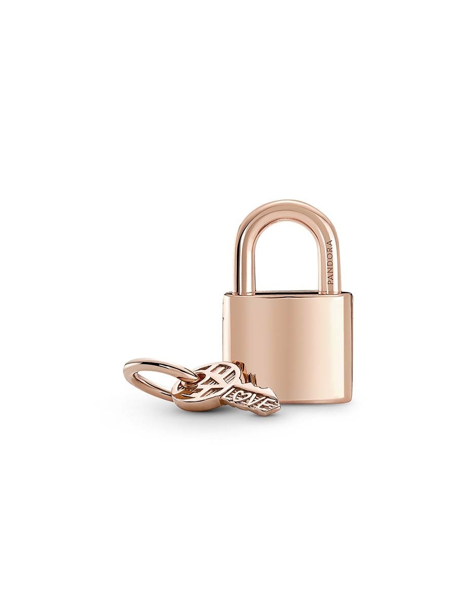 Charm de plata 14 K zirconia cúbica 4