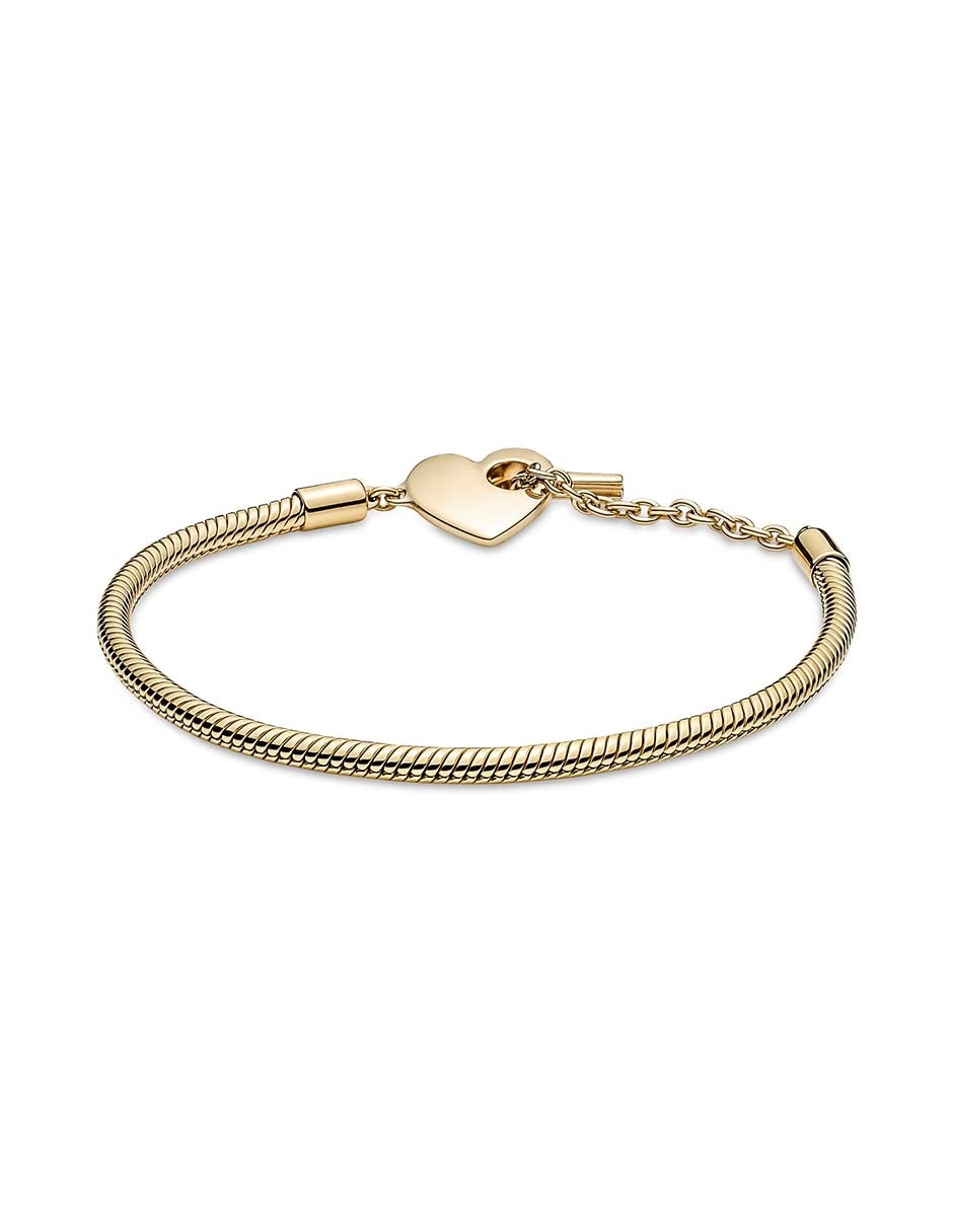 Brazalete de plata con acabado brillante 4