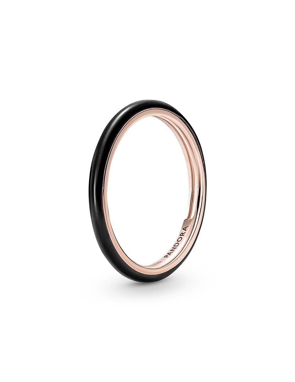 Anillo Me de plata P 925 con acabado baño de oro rosa