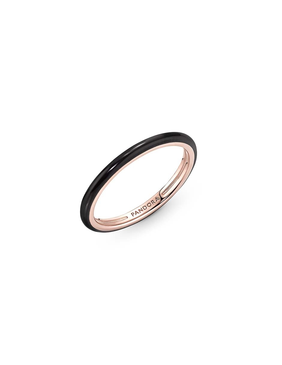 Anillo Me de plata P 925 con acabado baño de oro rosa 4