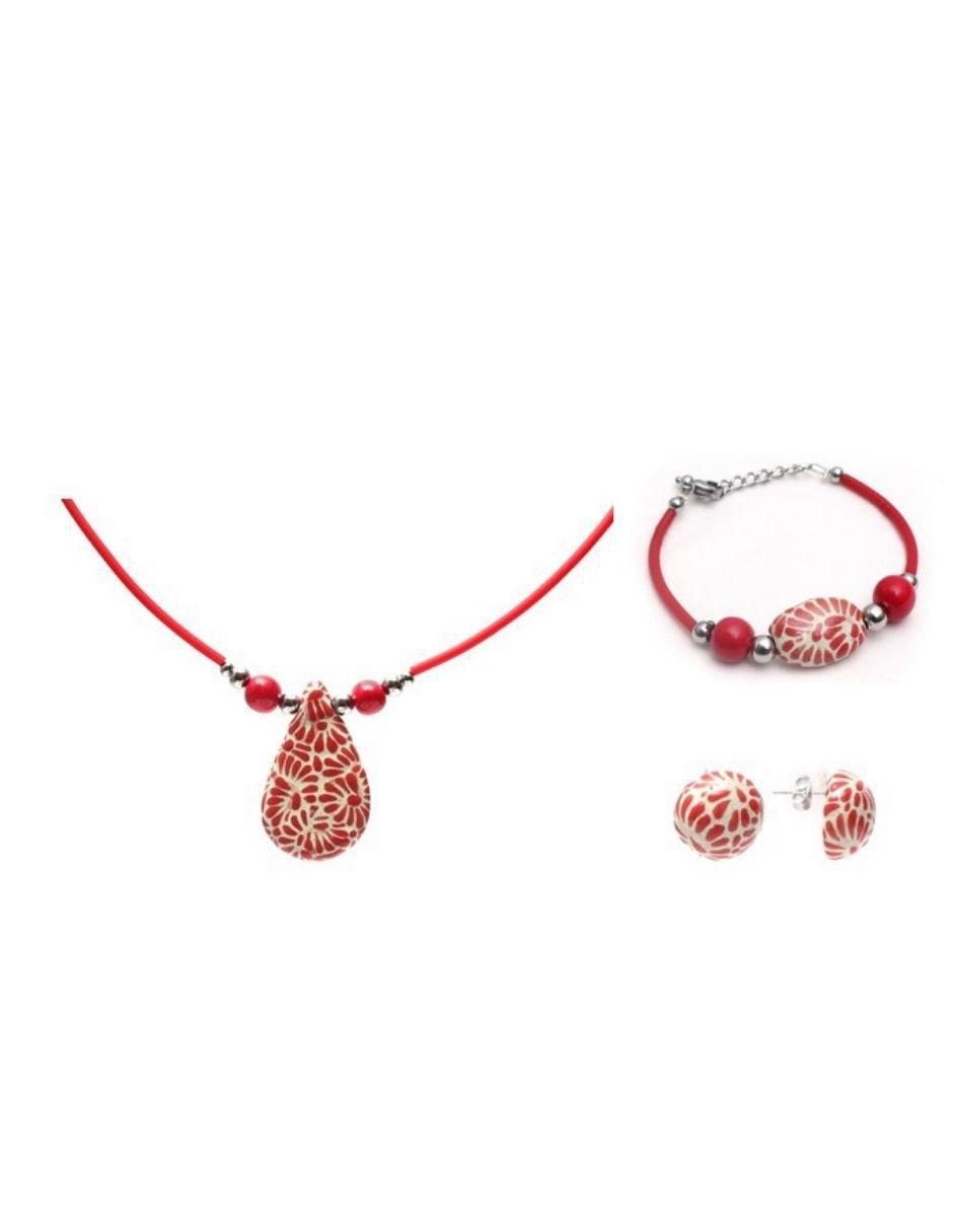 Aretes, collar y pulsera 1