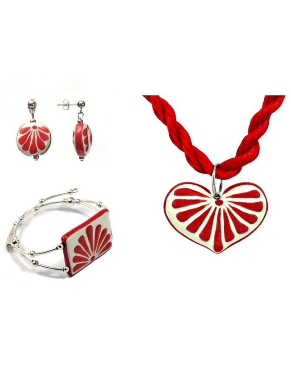 Aretes, collar y pulsera 1