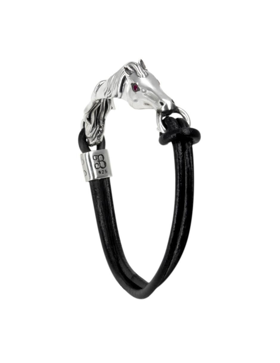 Pulsera de plata con acabado liso 1