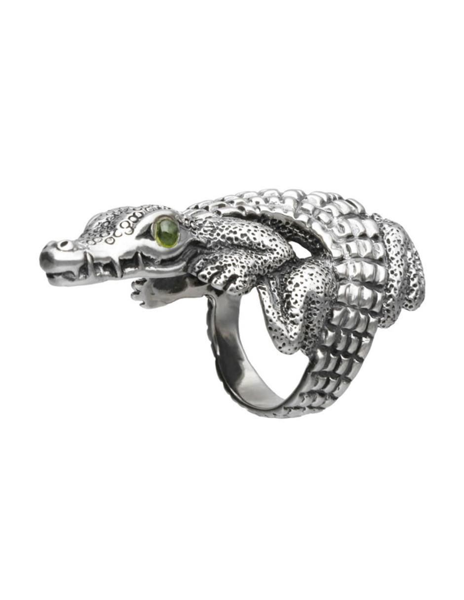 Anillo de serpiente peridoto brillante 1
