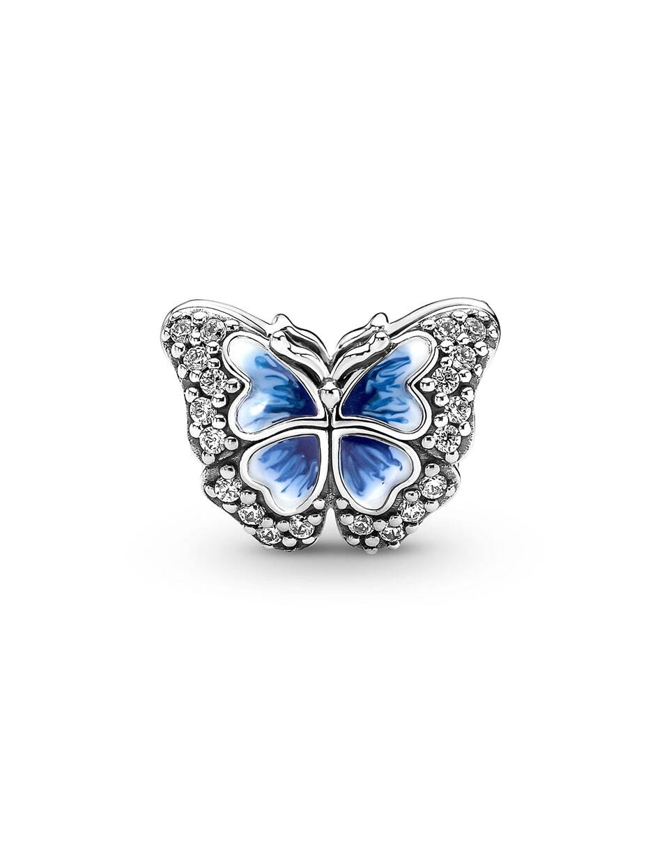 Charm de mariposa moments de plata zirconia cúbica 2