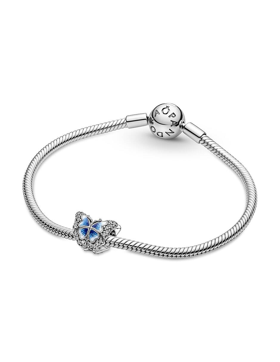 Charm de mariposa moments de plata zirconia cúbica 5