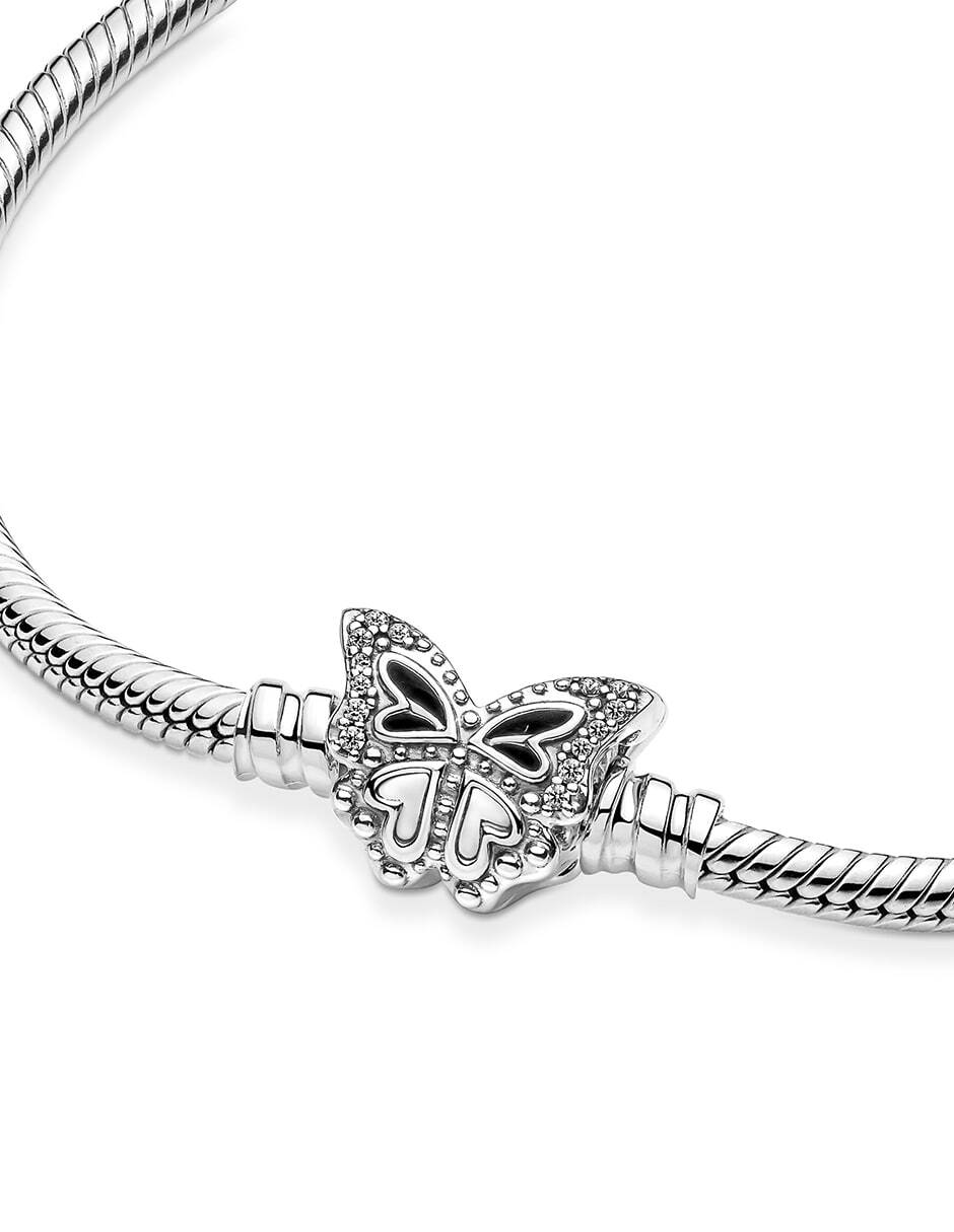 Brazalete de plata con acabado pulido 4