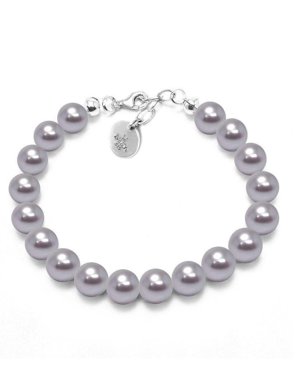 Pulsera de plata con perla
