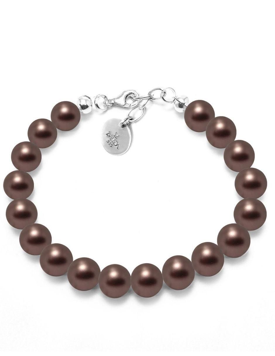 Pulsera de plata con perla