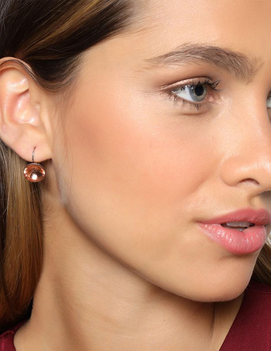 Aretes circulares Elegance cristal 3