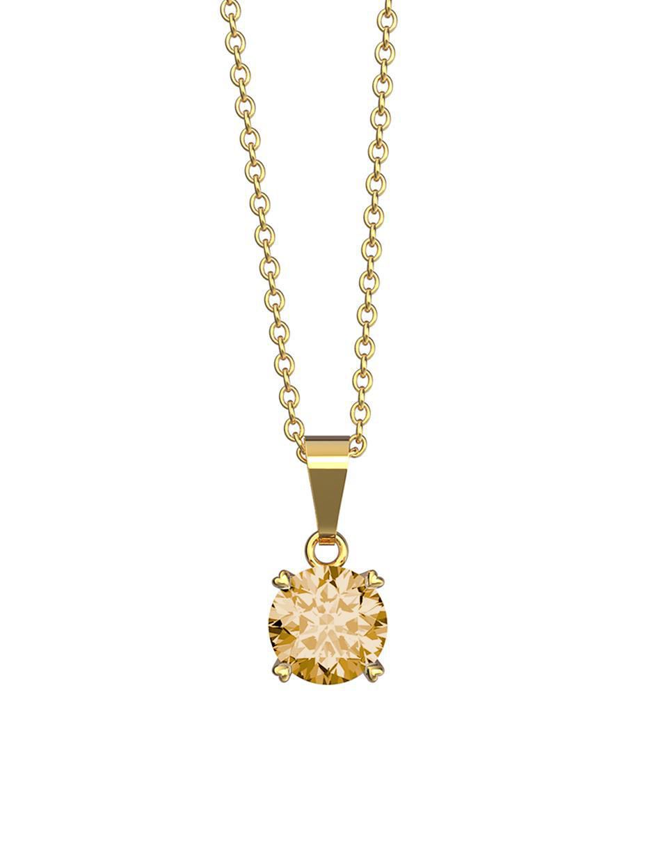 Dije redondo cristal
