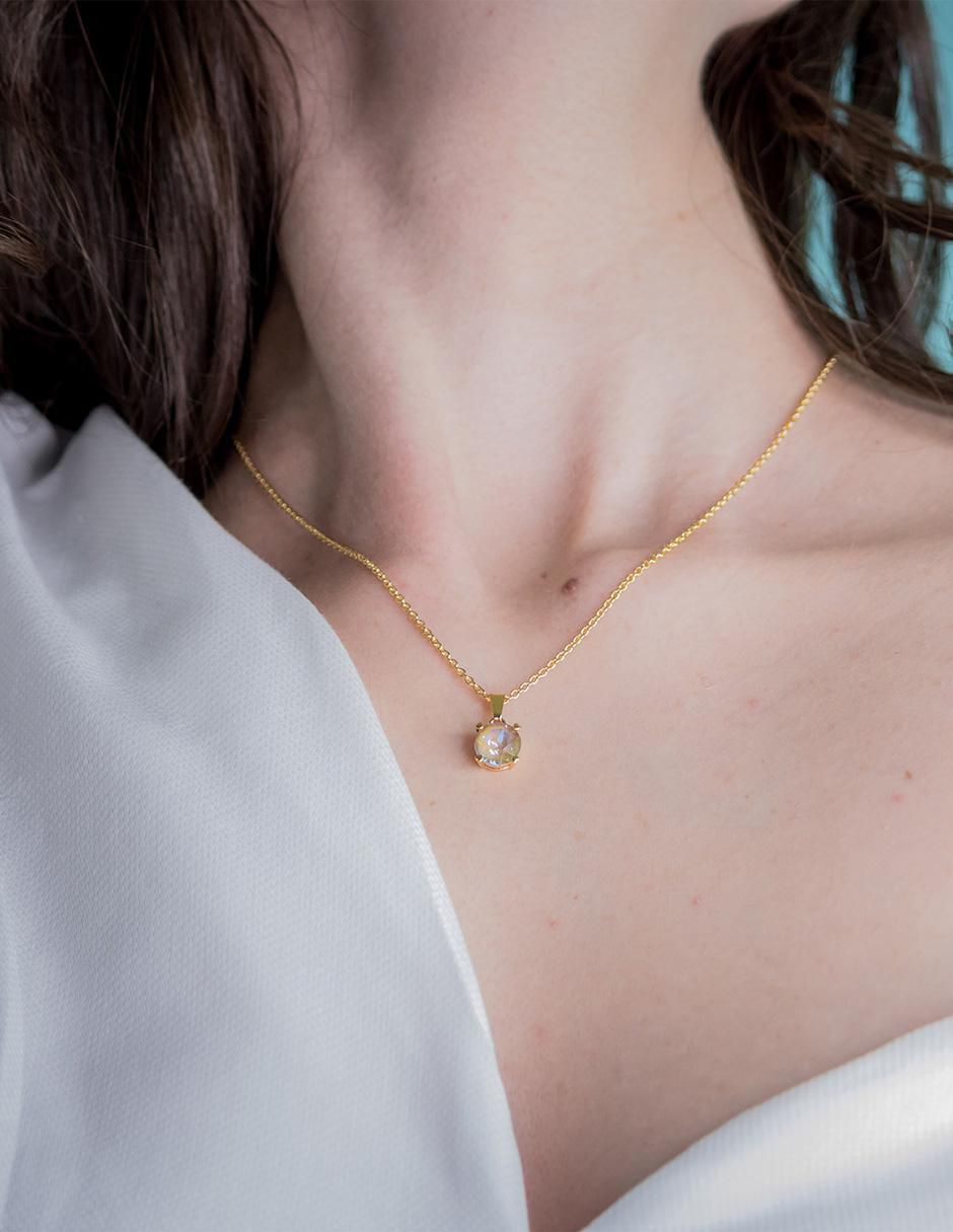 Collar y dije Ortiz Espinosa cristal