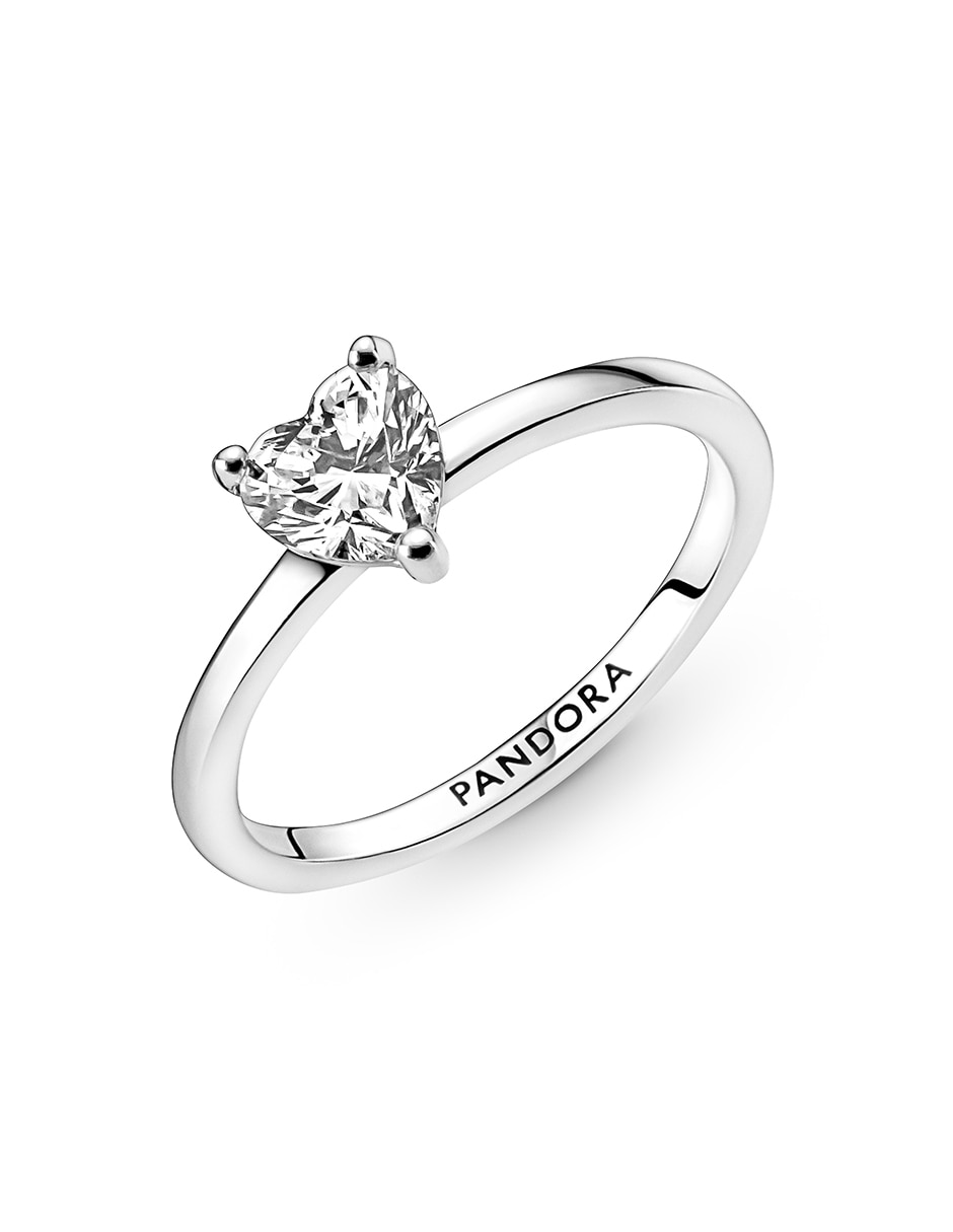 Anillo de corazón Timeless P 925 de plata zirconia cúbica pulido 4